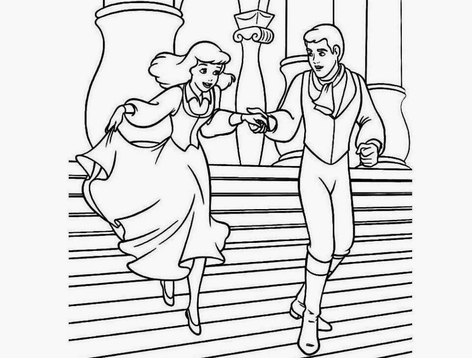 Free Coloring Pages Ariel Prince Eric Characters Walt Disney Home
