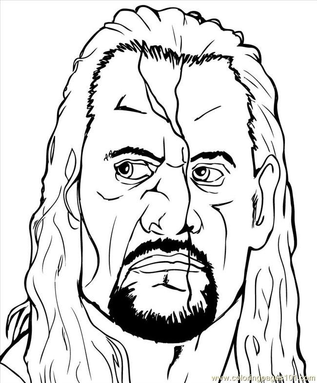Wrestling Coloring Pages 1 554563