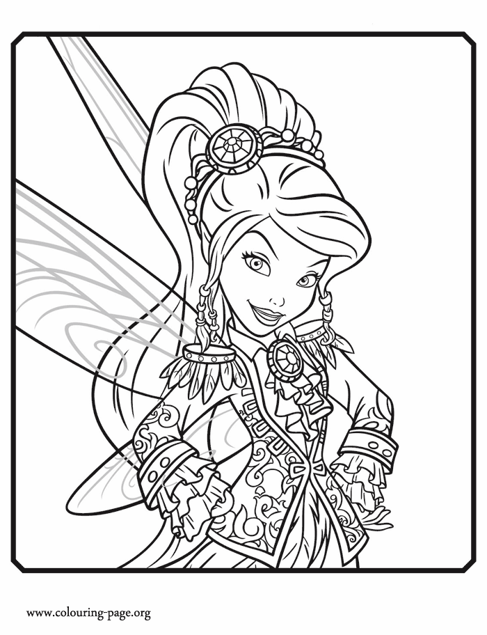 sabrina pirate fairy coloring pages - photo #22