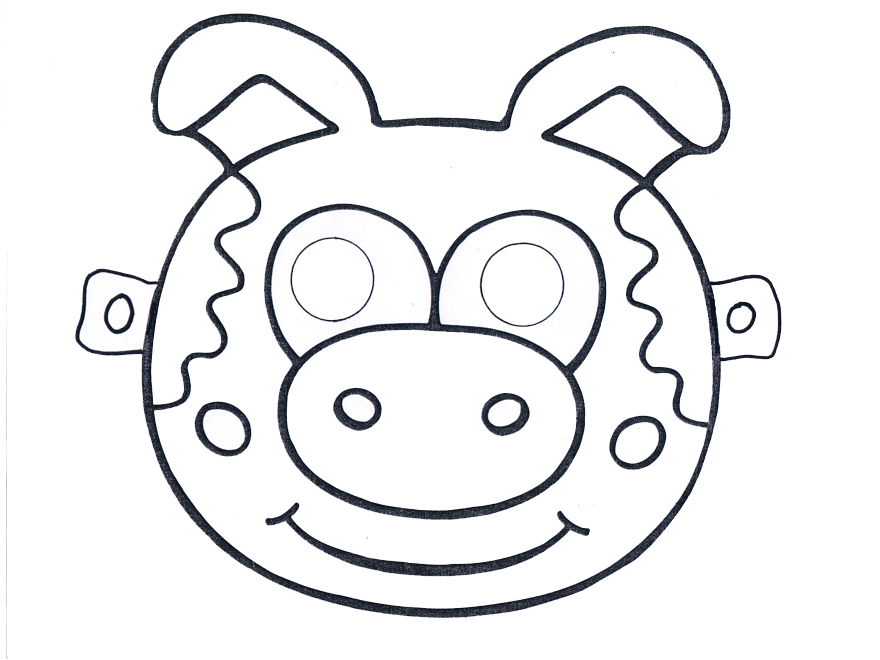 Pig Template Printable - Coloring Home