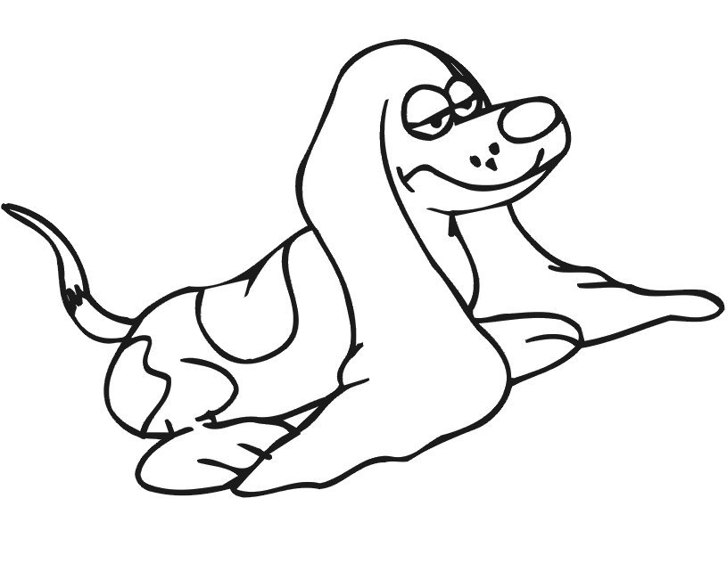 Dog Ears Colouring Pages - Coloring Home