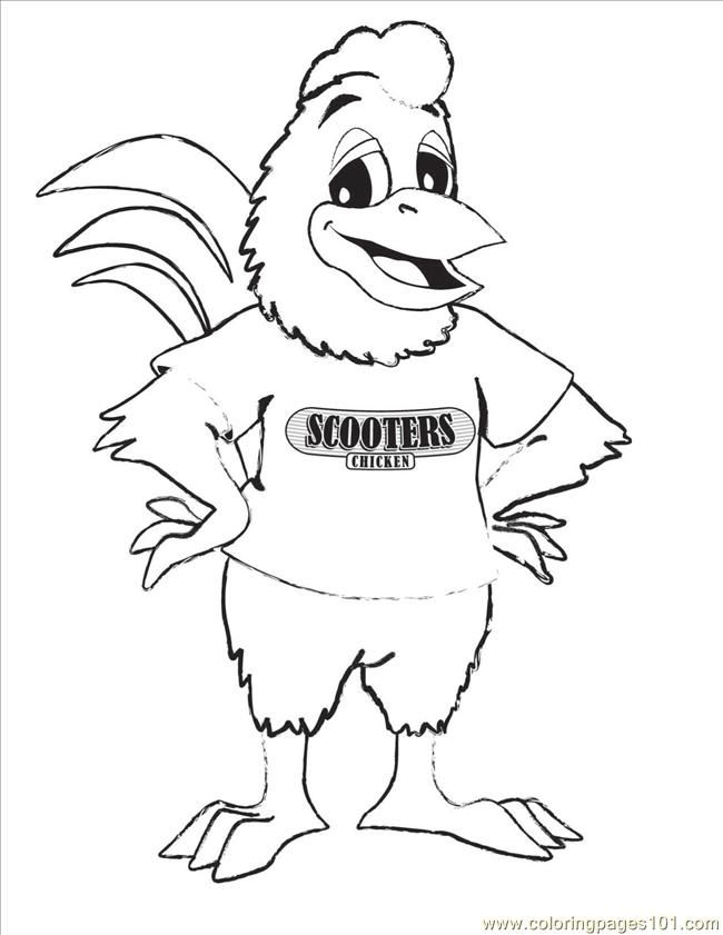 Coloring Pages Chickens Coloring Home