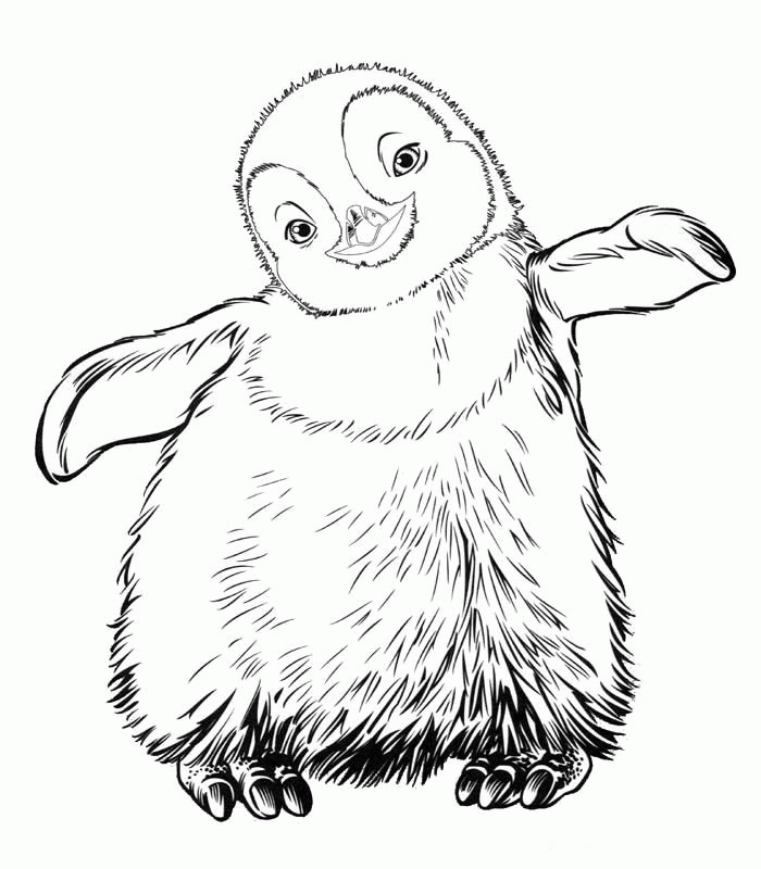 Happy Feet Dancing Coloring Pages - Happy Feet Coloring Pages 