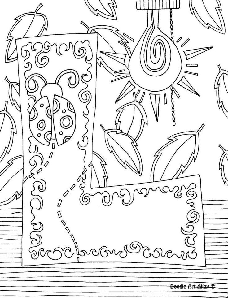 Doodle Art Alley Coloring Pages - Coloring Home