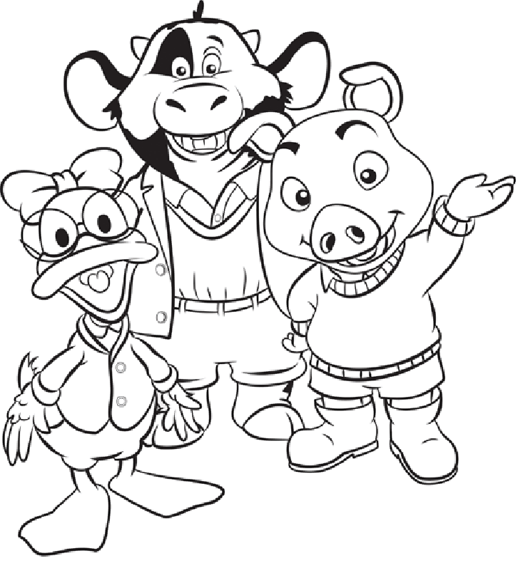 jakers piggley winks coloring pages - photo #33