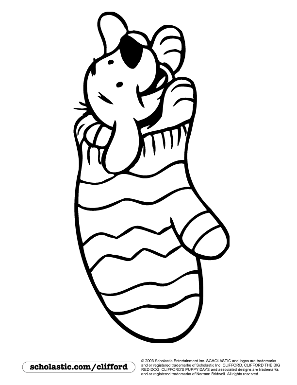 oh clifford puppy days coloring pages - photo #24