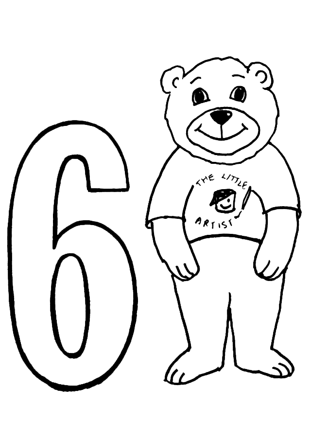 Number of Bears drawings to color