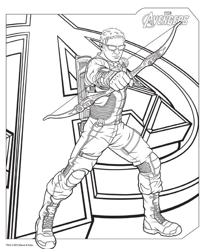 Avengers Coloring Pages To Print Coloring Home