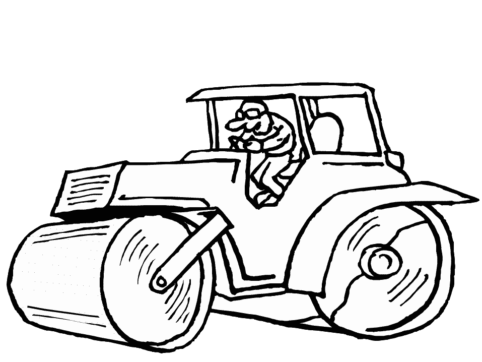 Construction 6 Transportation Coloring Pages & Coloring Book