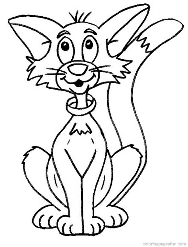Cats and Kitten Coloring Pages 13 | Free Printable Coloring Pages 