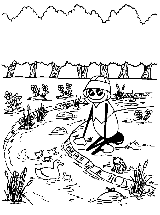 Psalm 1 Coloring Pages