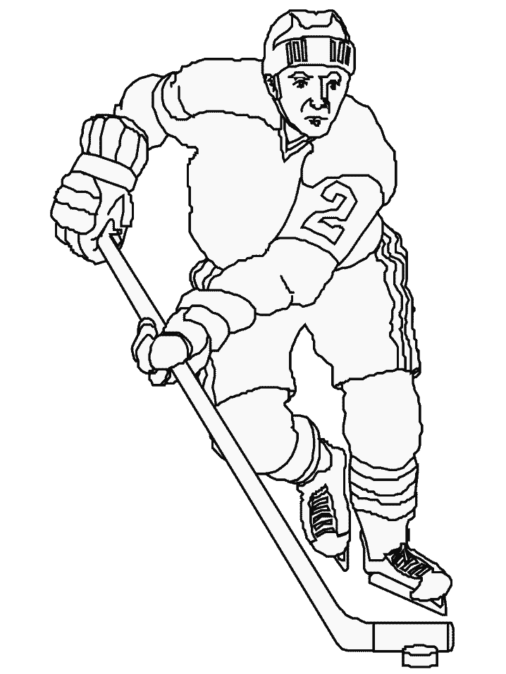 Hockey 11 Sports Coloring Pages & Coloring Book