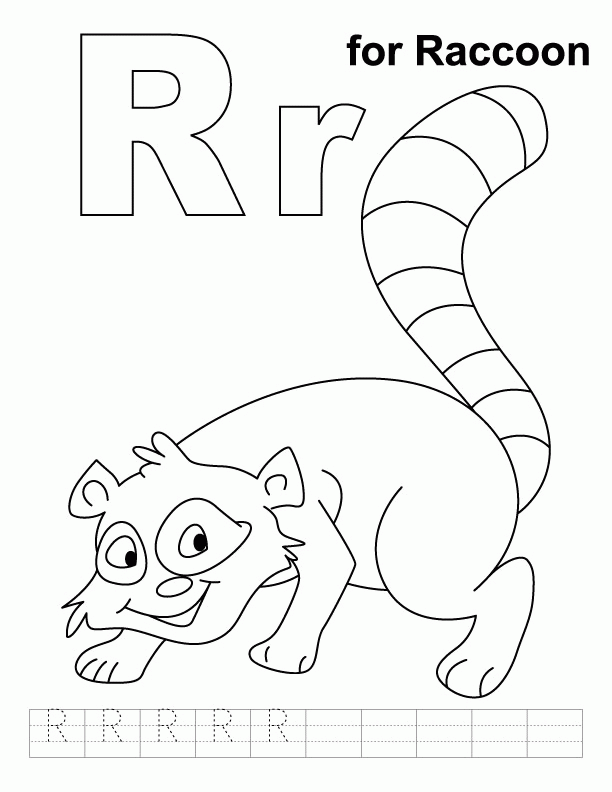 Letter R Coloring Pages - Coloring Home
