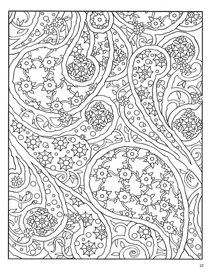 Dover Paisley Designs Coloring Book | Coloring Pages & Printables | P…