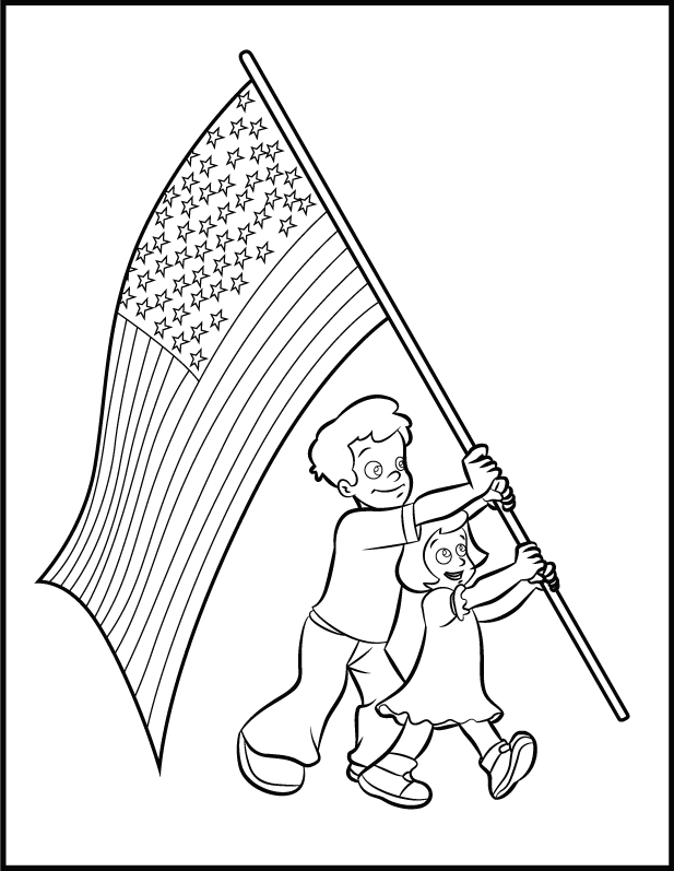 drawing flag day Colouring Pages (page 3)