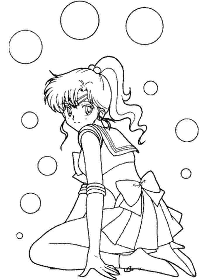 Sailor Jupiter Coloring Sheets