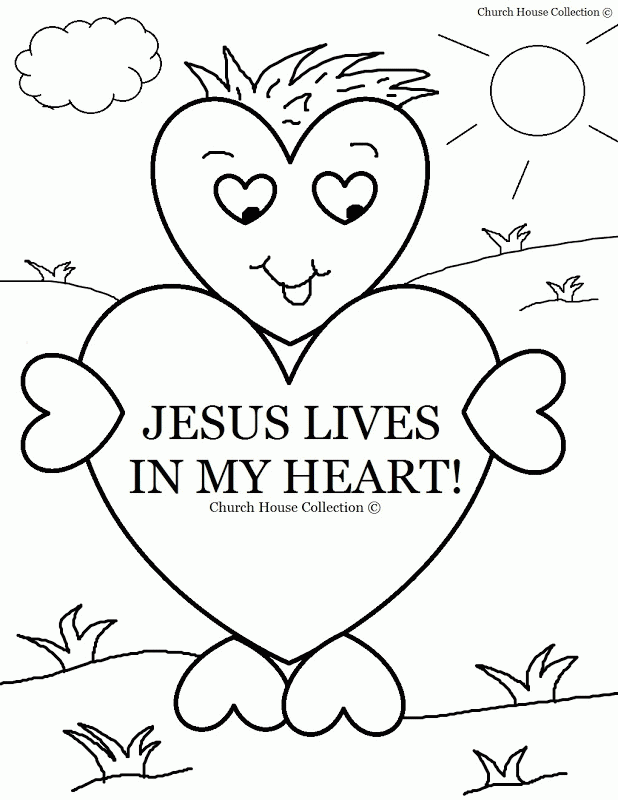 Coloring page of a church - Coloring Pages & Pictures - IMAGIXS
