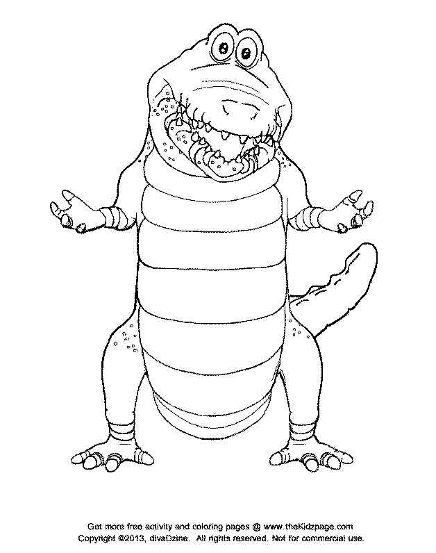 Crocodile Cartoon Black And White | lol-rofl.com