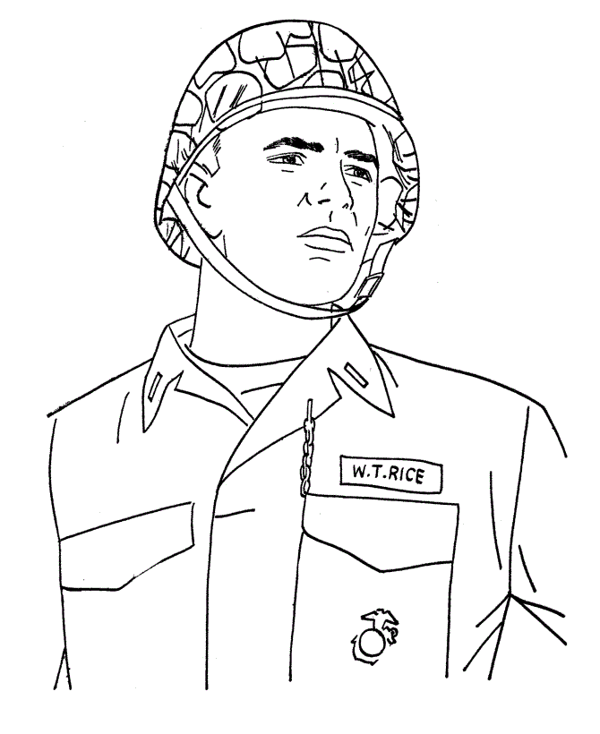 Remembrance Day Coloring Pages Veterans Pdf