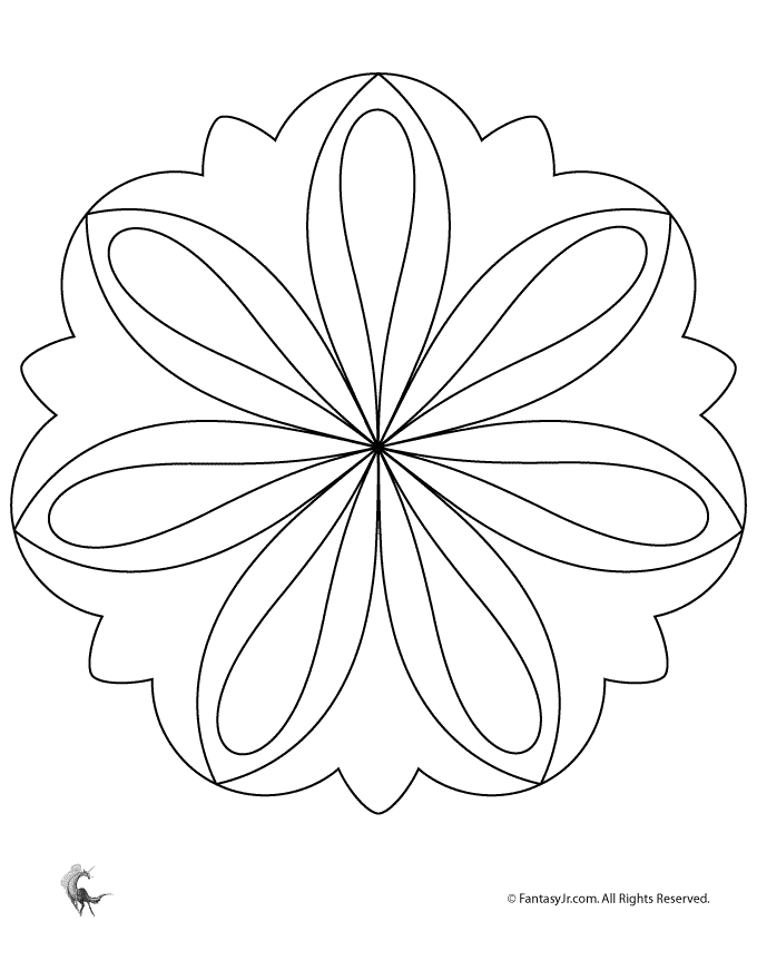 Simple Mandala Flower Images & Pictures - Becuo