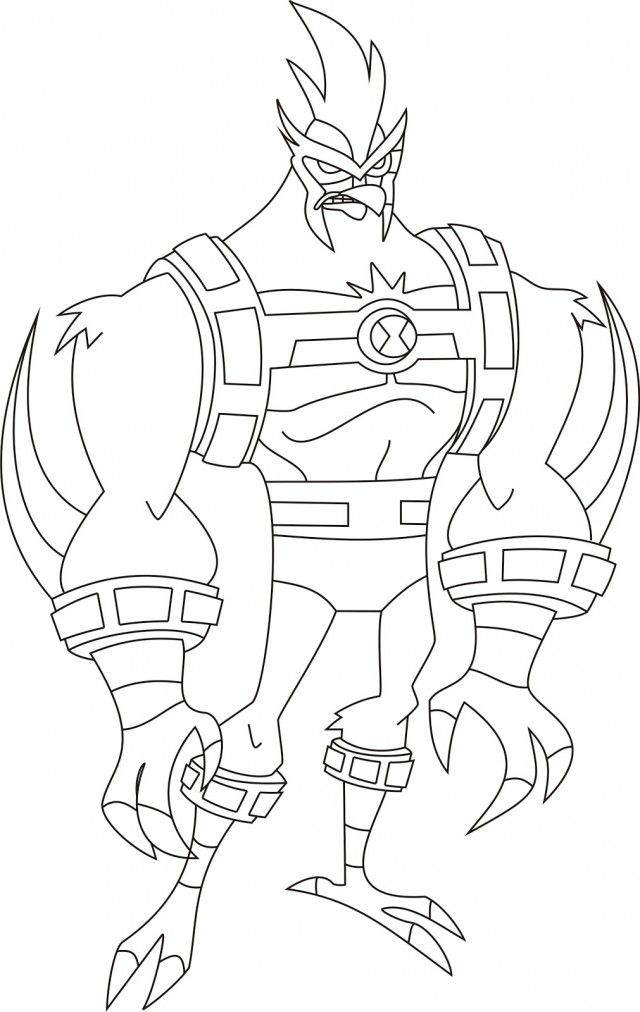 Ben 10 Omniverse Coloring Pages Online Printable Coloring Pages 