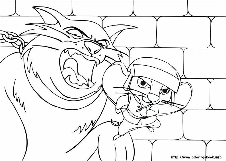 The tale of Despereaux coloring page