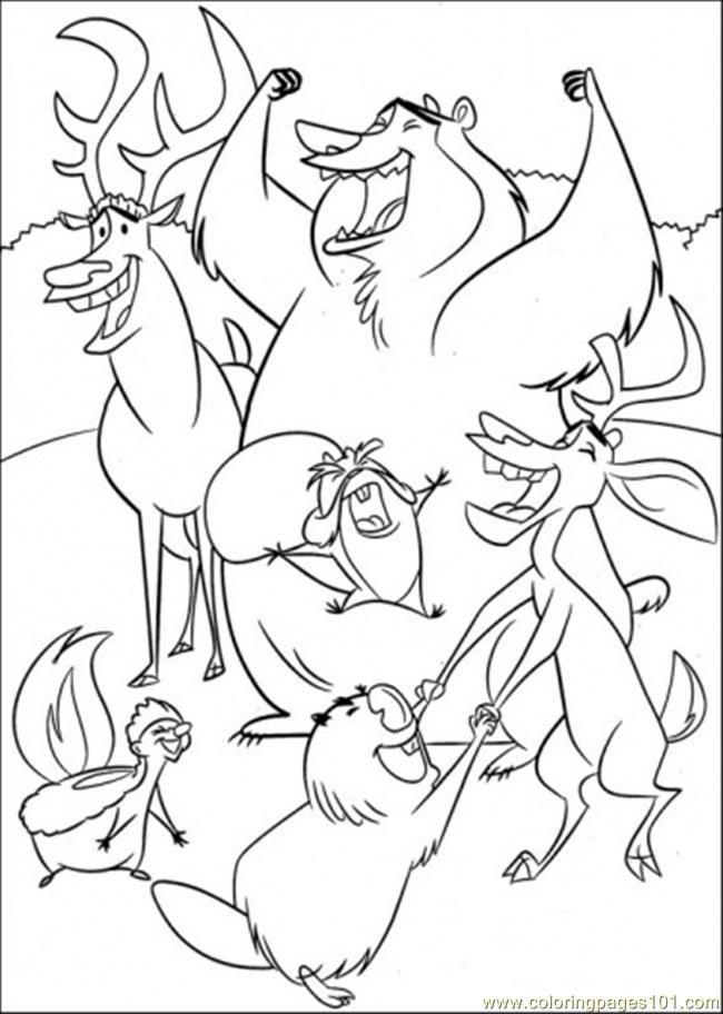 Coloring Pages The Animals Have Won (Cartoons > Open Season 