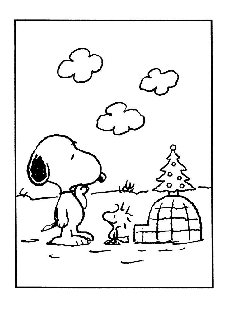 Snoopy And Woodstock Coloring Pages - Coloring Home