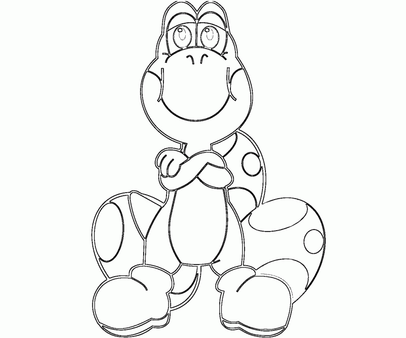 Baby Yoshi Coloring Pages - Coloring Home
