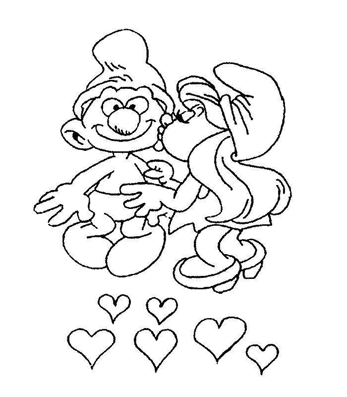 Back To Smurf Coloring Pages Print Smurf Picture
