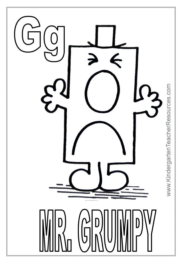Mr Men Coloring Pages Coloring Home