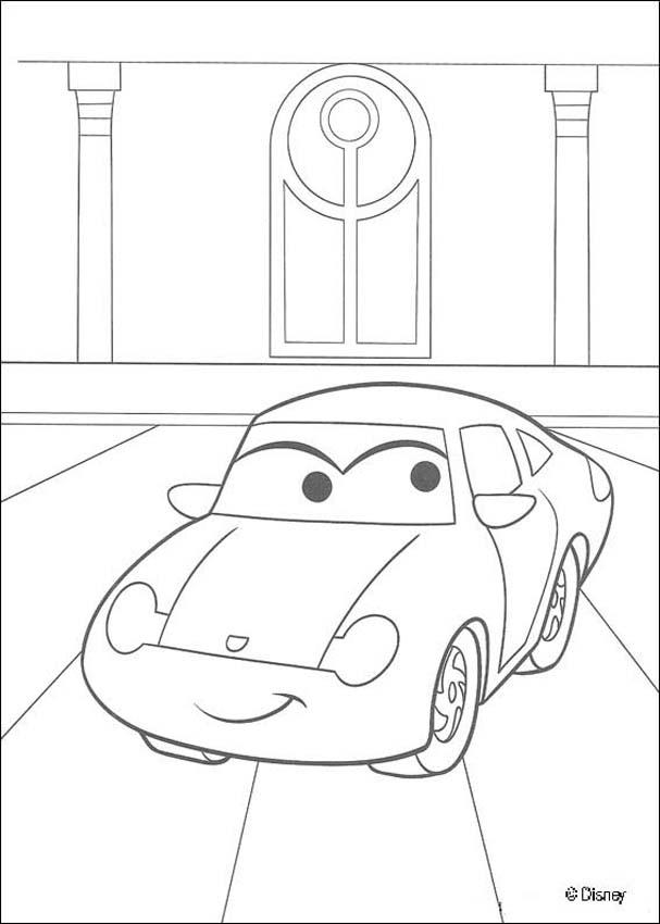 Cars Coloring Pages Sally