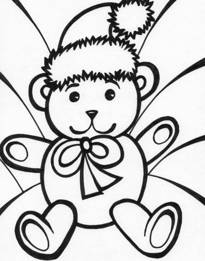 Stuffed Animal Coloring Pages