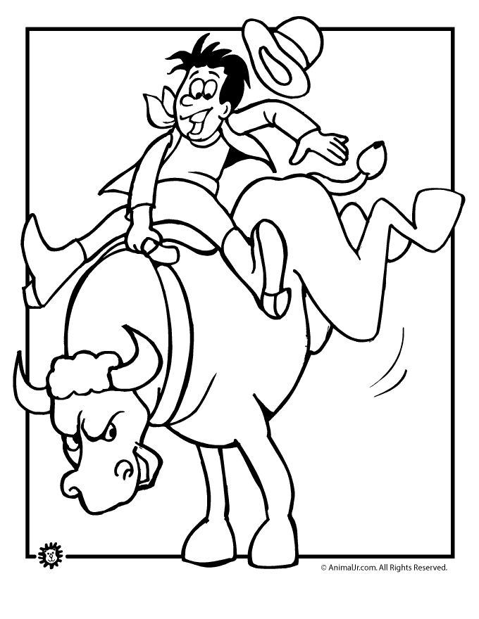 Rodeo-coloring-pages-2 | Free Coloring Page Site