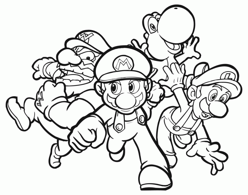 Wario And Waluigi Coloring Pages Images Amp Pictures Becuo 210904 