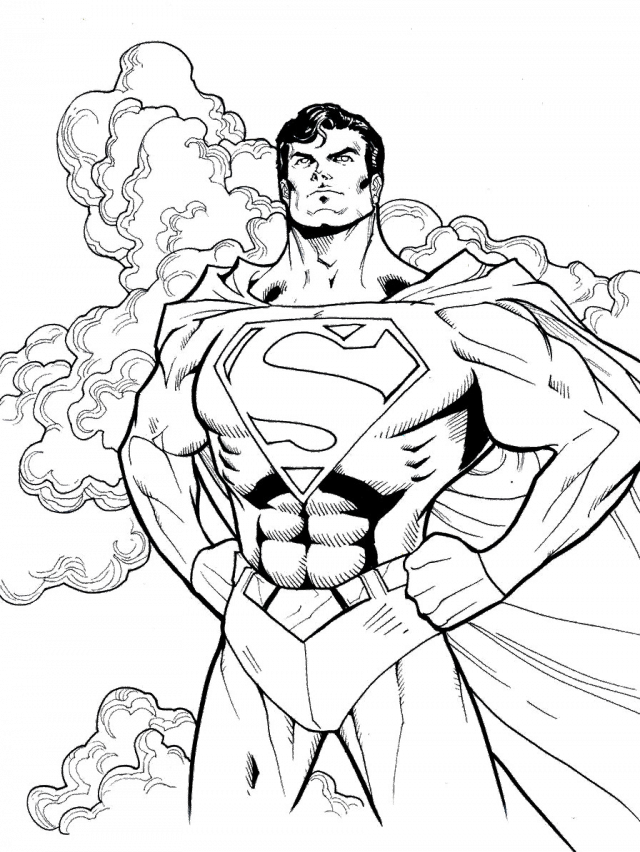 Superman Logo Coloring Pages - Coloring Home