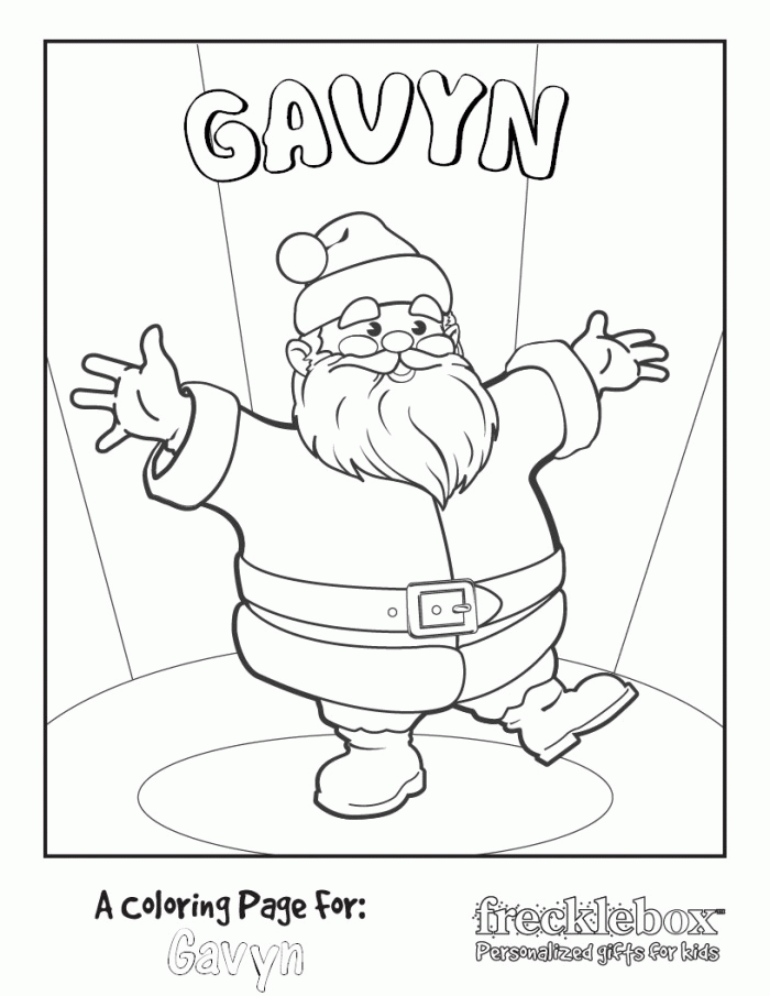 Free Personalized Coloring Pages