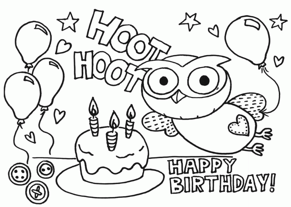Happy Birthday Daddy Printable Coloring Pages Home Mom