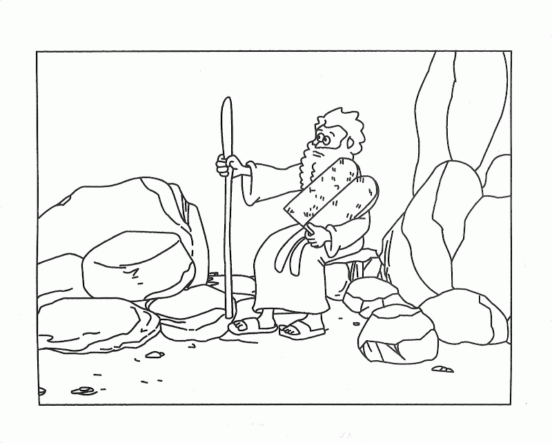 Ten Commandments Coloring Pages - Free Coloring Pages For KidsFree 