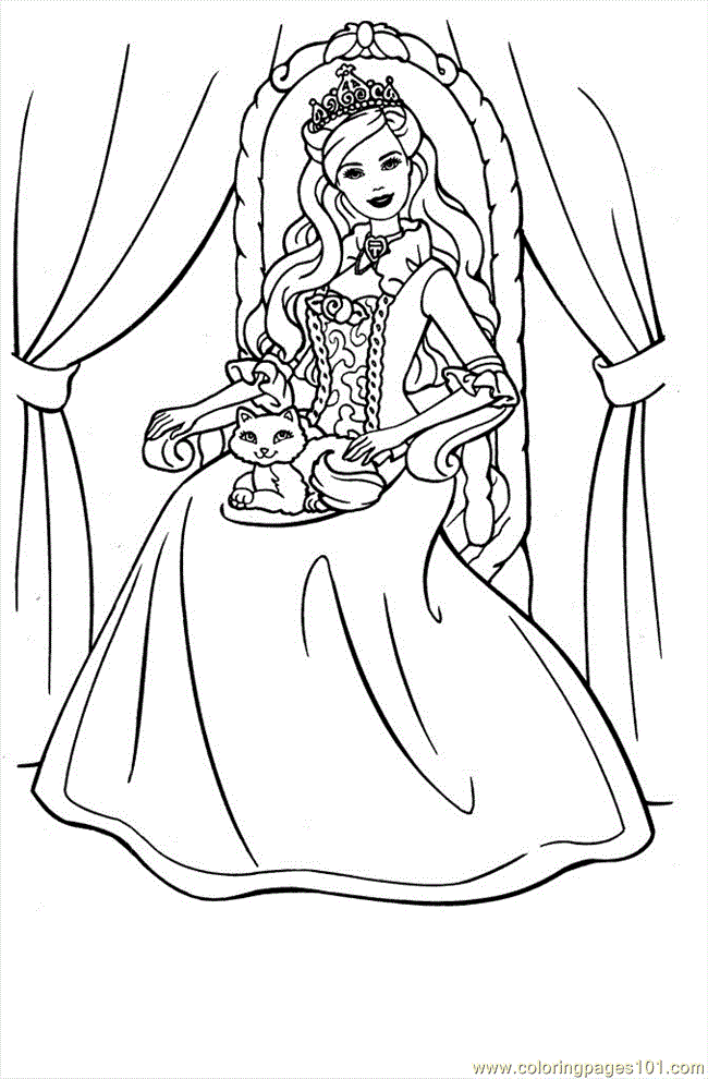 Princess Print Out Coloring Pages - Coloring Home