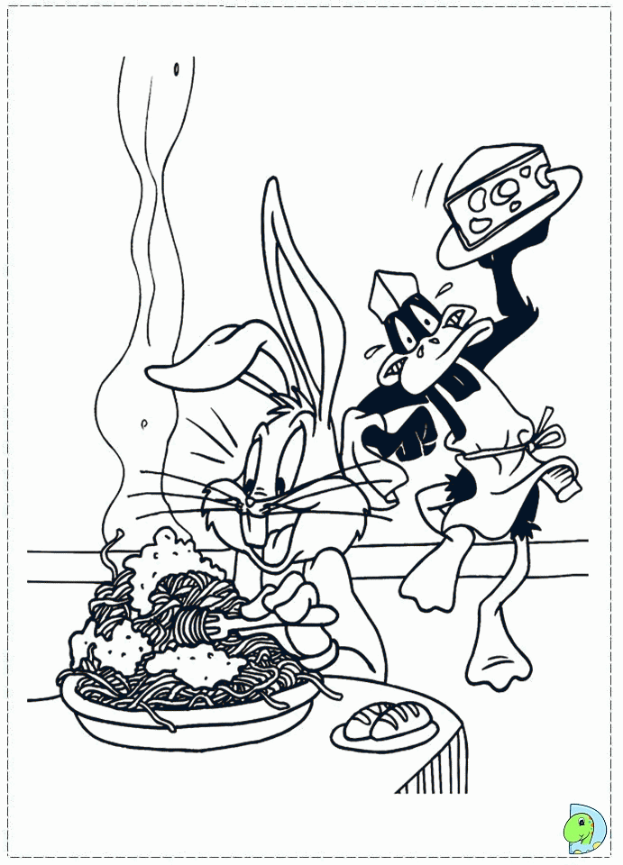 Daffy Duck Coloring page- DinoKids.