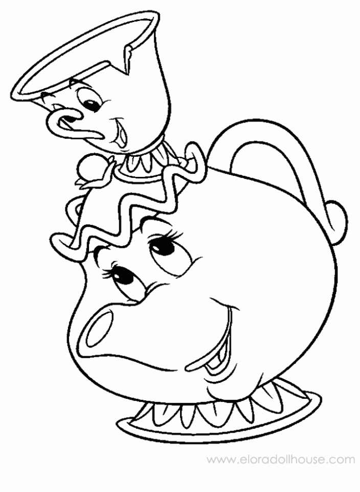 Tea Cups Coloring Pages 717 | Free Printable Coloring Pages