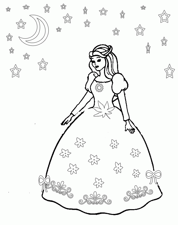 Coloring Pages Girls Dresses Victorian