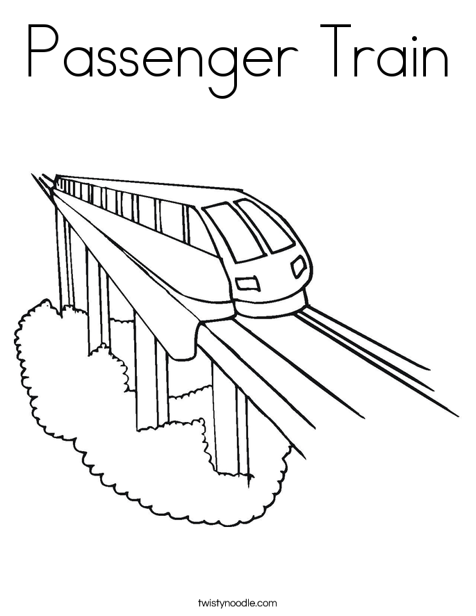 railroad crossings Colouring Pages