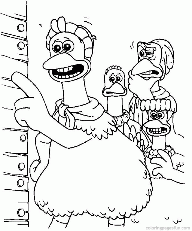 Chicken Run Coloring Pages 10 | Free Printable Coloring Pages 