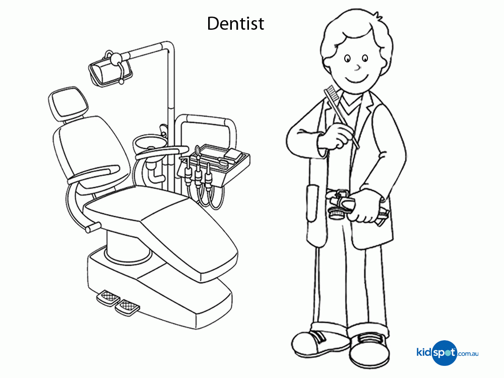 Dental Health Coloring Pages Kids - Coloring Home