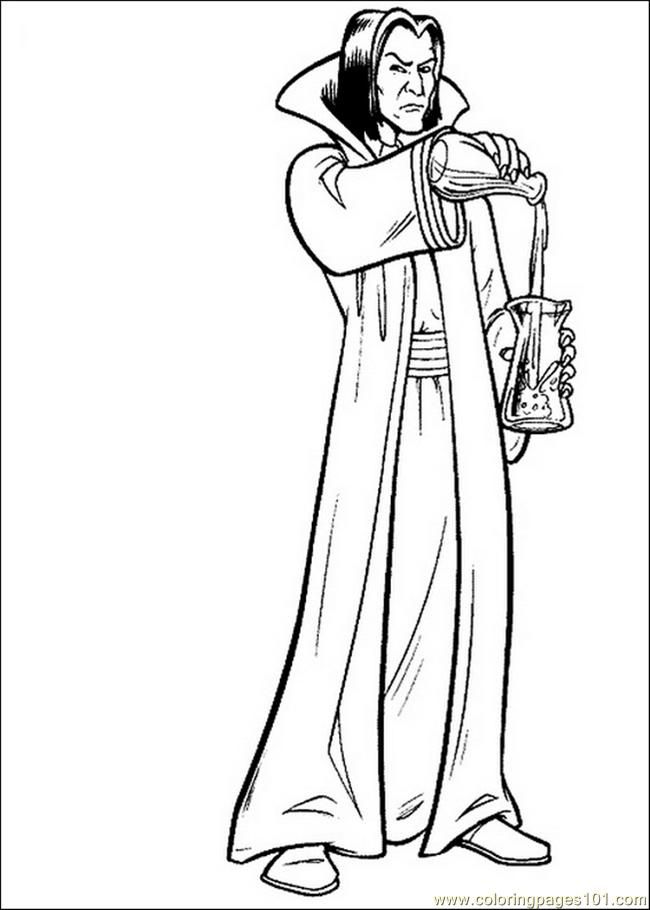 Harry Potter Coloring Page - Coloring Home