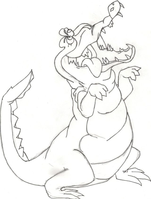 Peter Pan Coloring Pages Peter Pan Crocodile Coloring Pages Kids