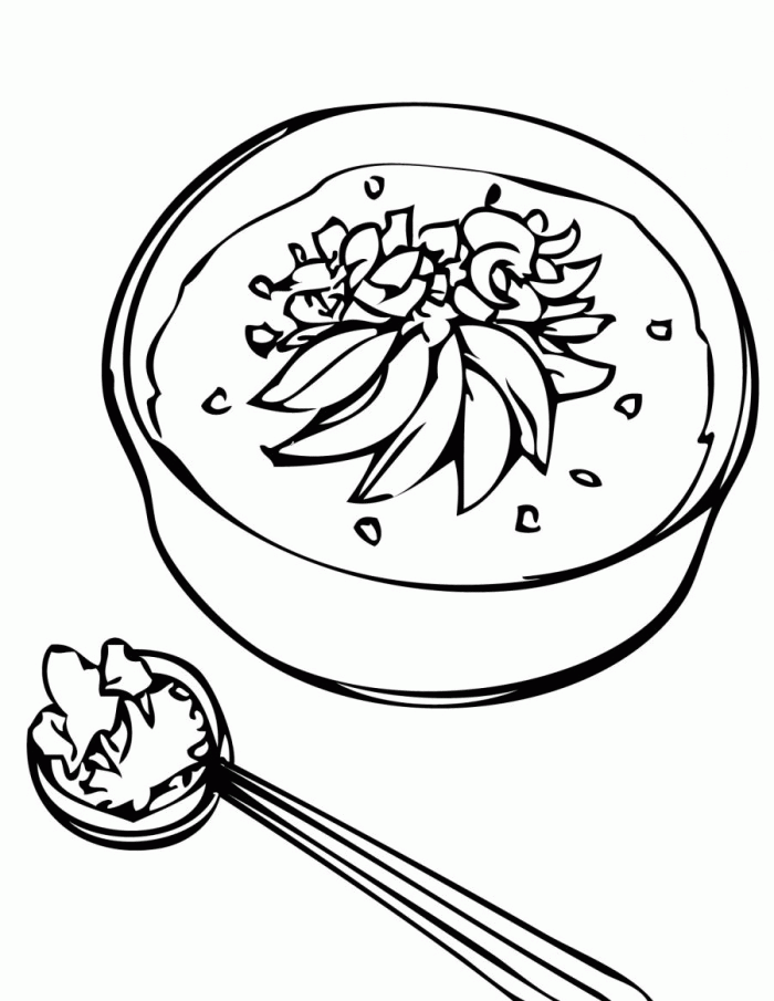Chicken Soup With Rice Coloring Pages