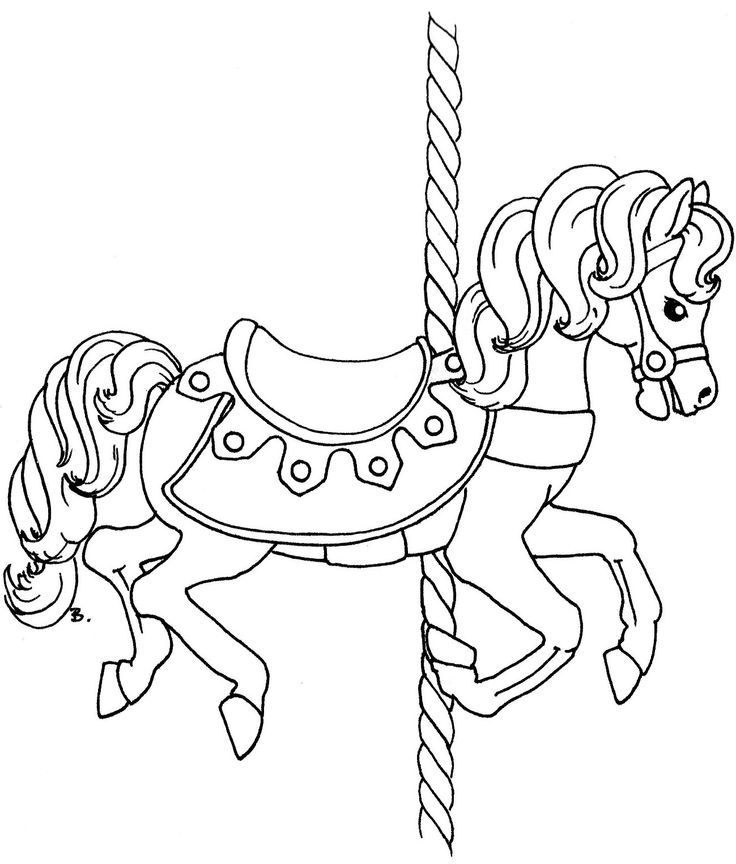 carousel | Christmas Coloring Pages